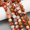 Natural Agate Beads Strands G-NH0001-G15-01-2