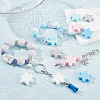 SUNNYCLUE 10Pcs 5 Colors Food Grade Eco-Friendly Silicone Beads SIL-SC0001-92-4