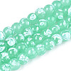 Baking Paint Glass Beads Strands DGLA-N015-6mm-07-1