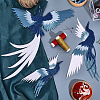 Phoenix Computerized Embroidery Cloth Iron on/Sew on Appliques PATC-WH0009-15-4