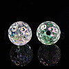 UV Plating Transparent Acrylic Beads TACR-T028-55-3