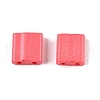 2-Hole Baking Paint Glass Seed Beads SEED-S023-17C-18-3