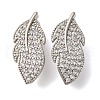 Brass Micro Pave Cubic Zirconia Pendant Bails KK-D378-15P-1