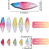  20Pcs 10 Style Transparent Resin Pendants RESI-NB0001-80-5