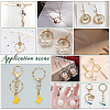 Unicraftale 200Pcs Brass Linking Rings UNKW-UN0002-99A-6