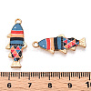 Alloy Enamel Pendants FIND-C037-16G-10-1-3
