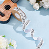GOMAKERER 1 Roll Printed Cotton Ribbons OCOR-GO0001-07-4