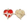 Alloy Enamel Pendants ENAM-D043-06G-1