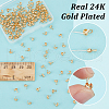 Unicraftale 150Pcs Brass Bead Tips KK-UN0003-37-5