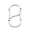 Non-Tarnish 304 Stainless Steel S-Hook Clasps STAS-C024-02D-P-2