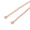 Rack Plating Brass Cable Chain Link Bracelet Making KK-TAC0016-05RG-2