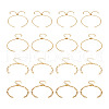 16Pcs 4 Style Adjustable 304 Stainless Steel Chain Link Bracelets Making AJEW-TA0001-24-11