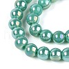 Electroplate Opaque Glass Beads Strands GLAA-T032-P6mm-AB12A-3