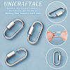 Unicraftale 10Pcs 304 Stainless Steel Screw Carabiner Lock Charms STAS-UN0058-40P-5