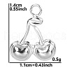 Anti-Tarnish 304 Stainless Steel Pendants PW-WG119E5-01-1
