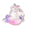 Ocean Theme Transparent Resin Cartoon Pendants CRES-F024-01D-1