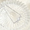 Sterling Silver Micro Pave Cubic Zirconia Link Bracelets BJEW-V008-02P-2
