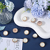 Gorgecraft 12Pcs ABS Plastic Shank Buttons BUTT-GF0003-47B-4