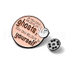 Flat Round with Ghost Enamel Pins JEWB-C044-10EB-3