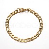 Trendy 304 Stainless Steel Figaro Chain Bracelets BJEW-L510-09-2