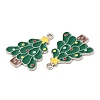 Christmas Alloy Enamel Pendants ENAM-D050-13B-01P-2