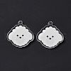 Transparent Acrylic Pendants TACR-G038-03B-2