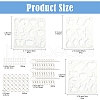 DIY Mixed Shapes Charm Pendant Silicone Molds for DIY Earring Making DIY-YW0009-42-2