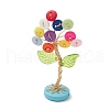 Resin Button Tree of Life Decorations PALLOY-JF03414-04-2
