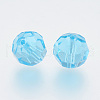 Imitation Austrian Crystal Beads SWAR-F021-8mm-202-3