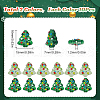 SUNNYCLUE 20Pcs 2 Colors Handmade Bumpy Glass Beads LAMP-SC0001-36-2