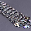 2.5mm Unisex 304 Stainless Steel Rolo Chains Necklaces WT9583-5-1