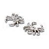 Halloween Spider Jewelry CCB Plastic Pendants CCB-H833-2