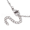 Mother's Day Jewellery Round Natural Cultured Freshwater Pearl Pendant Necklaces NJEW-JN04965-5