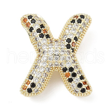 Brass Micro Pave Cubic Zirconia Pendants KK-Z108-02G-X-1