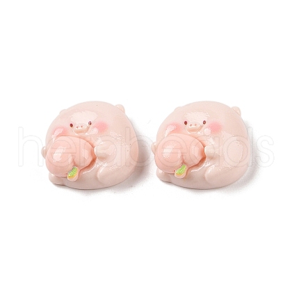 Opaque Resin Decoden Cabochons RESI-K040-01C-1
