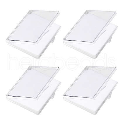 Rectangle Transparent Acrylic Loose Diamond Storage Boxes CON-WH0092-35B-1