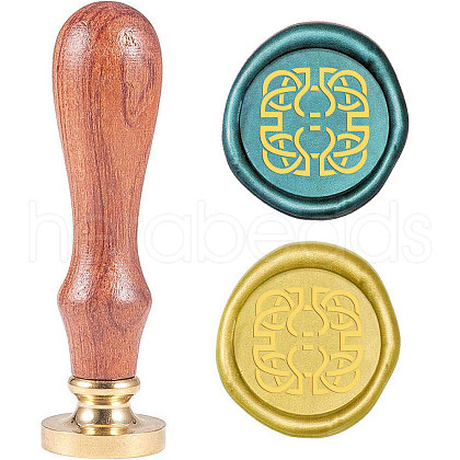Wax Seal Stamp Set AJEW-WH0131-747-1