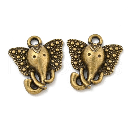 Tibetan Style Alloy Pendants TIBEP-E102-AB-NF-1
