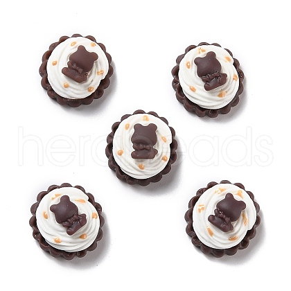 Opaque Resin Cabochons RESI-C012-37-1