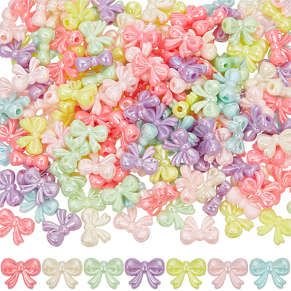 SOFPLATE 200pcs Opaque Acrylic Beads MACR-SP0001-45-1