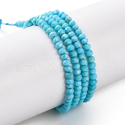 Natural Howlite Beads Strands G-H025-03A-03-1