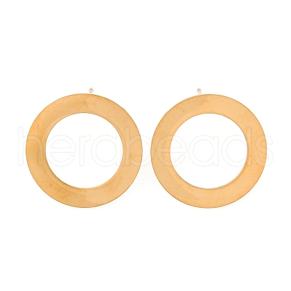 304 Stainless Steel Stud Earring Findings STAS-D371-04G-1