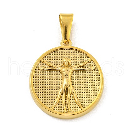 Ion Plating(IP) 304 Stainless Steel Pendants STAS-R231-13A-G-1