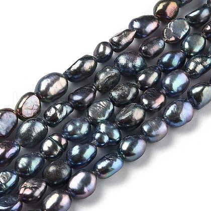 Natural Cultured Freshwater Pearl Beads Strands PEAR-L033-31F-1
