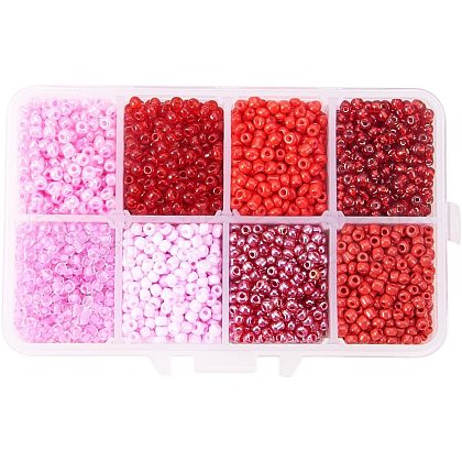 8/0 Round Glass Seed Beads SEED-PH0006-3mm-05-1