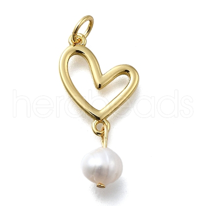 Brass Pendants KK-B132-08G-1