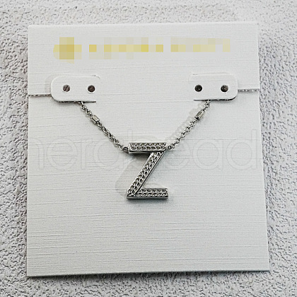 Brass Initial Pendant Necklaces for Women FS-WG8E27F-52-1