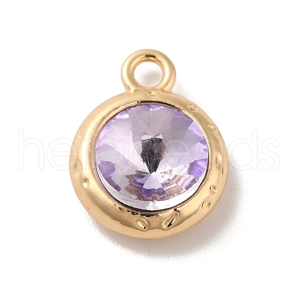 Glass Pendants PALLOY-O106-21G-04-1