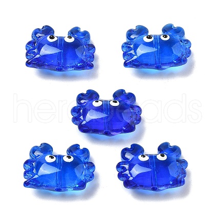 Handmade Lampwork Enamel Beads LAMP-V001-08D-1