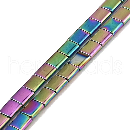 Electroplated Non-magnetic Synthetic Hematite Beads Strands G-G089-B02-02-1